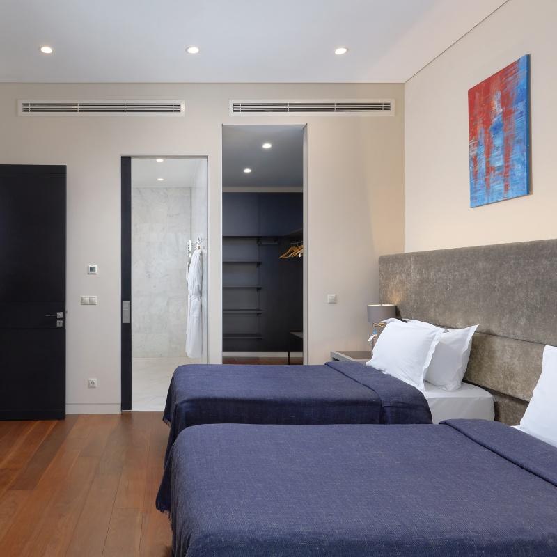 Grand Apartment с 2 односпальными кроватями