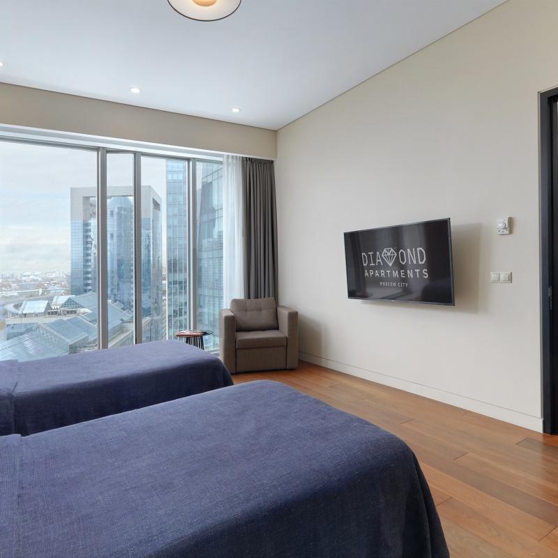 Grand Apartment с 2 односпальными кроватями