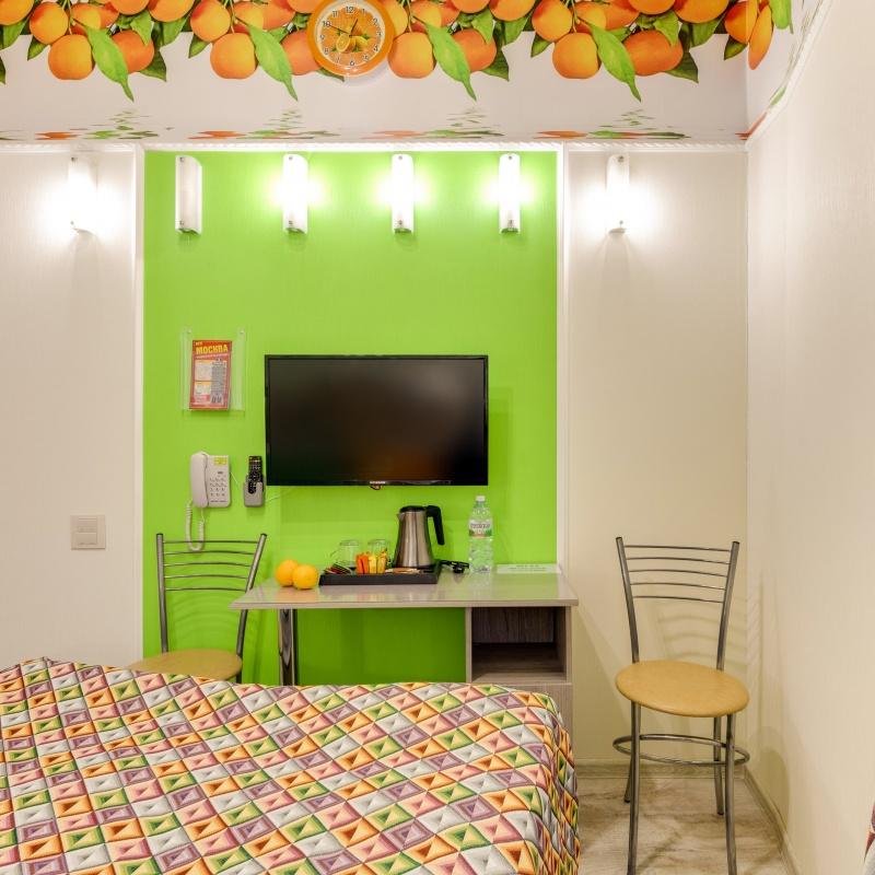 Эконом двухместный (oranges) 1 кровать, без туалета