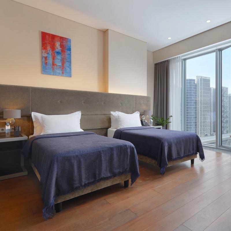 Grand Apartment с 2 односпальными кроватями