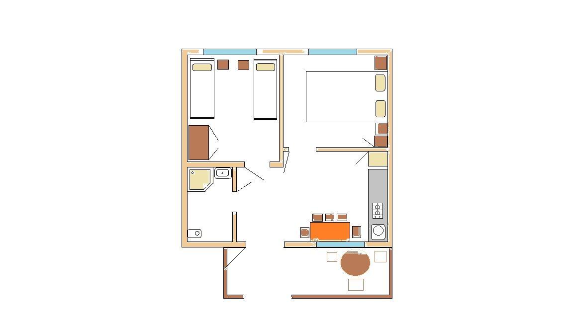 2х-комнатный коттедж (4-5 человек)